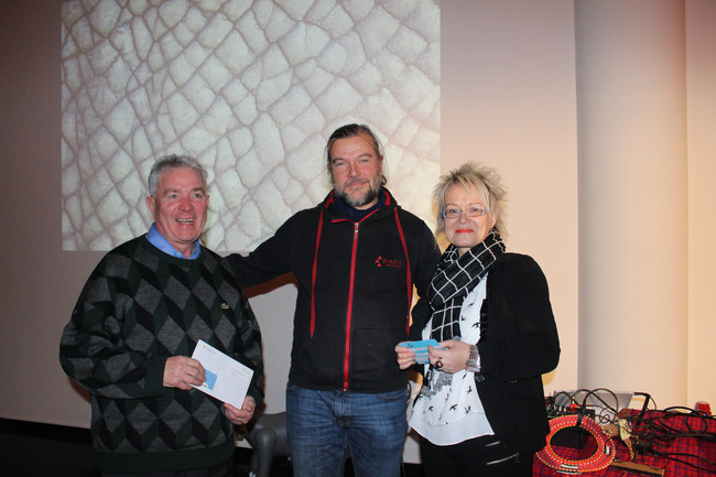  Gewinner Hartmut Fritzsche (Rentner), Jörg Ehrlich (GF DIAMIR) und Andrea Helm (Leiterin Thomas Cook Reisebüro am Flughafen DD)